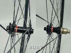 29er Carbon Fiber Mtb Bicycle Wheelset Clincher Tubeless 35mm25mm Symmetry