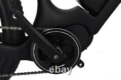 29er E Bike 18 carbon frame fork MTB motor wheel Electric Shimano UD matt