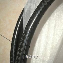 29er Mountain Bike Carbon Fiber Rims Asymmetric Hookless Tubeless Bicycle Wheels