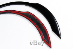 2PCS PU Wheel Arch Fender Flares Fit for Subaru Impreza STI WRX 2002-2009