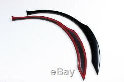 2PCS PU Wheel Arch Fender Flares Fit for Subaru Impreza STI WRX 2002-2009