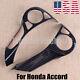 2x ABS Carbon Fiber Steering Wheel Cover Trim Fit For Honda Accord 2014-2017 US