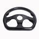320MM 13 Bolts Racing Steering Wheel Carbon Fiber Gloss Semicircle Jet 6 Holes