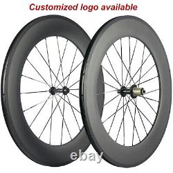 38/50/60/88mm Carbon Wheels 700C Road Bike Carbon Wheelset 25mm U shape Wheels