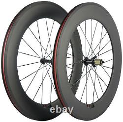 38/50/60/88mm Carbon Wheels Road Bike Bicycle Racing Wheelset Full Carbon Fiber