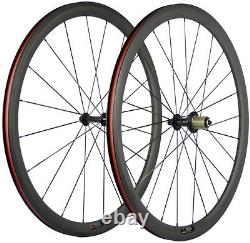 38/50/60/88mm Carbon Wheels Road Bike Bicycle Racing Wheelset Full Carbon Fiber