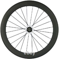 38/50/60/88mm Carbon Wheels Road Bike Clincher Carbon Wheelset 700C 3K Matte US