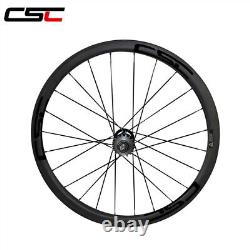 38x25mm Fixed Gear Carbon Wheels Track Carbon Fiber Wheelset Clincher Tububuless