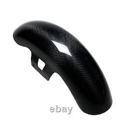 3K Carbon Fiber Front Fender for Harley Touring with 17 and Bigger Wheel FLHRC