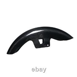 3K Carbon Fiber Front Fender for Harley Touring with 17 and Bigger Wheel FLHRC