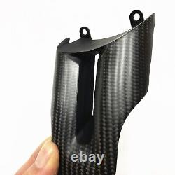 3pcs Carbon Fiber Steering Wheel Cover For Ford Mustang 2015-2022 Matte Black