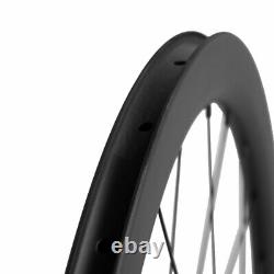 45mm Depth Disc Brake Carbon Wheels 25mm U Shape Novatec 411-412 Hub Wheelset