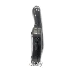 4/4 Black Cello Case with Wheels Carbon Fiber Sturdy Lightweight Cello Case new