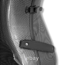 4/4 Black Cello Case with Wheels Carbon Fiber Sturdy Lightweight Cello Case new