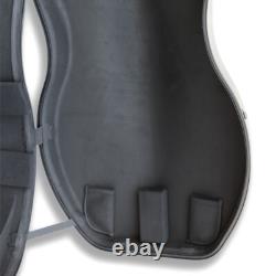 4/4 Cello Case Carbon Fiber, Strong & Light, Black Stripe, with Wheels