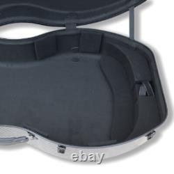 4/4 Cello Case Carbon Fiber, Strong & Light, Black Stripe, with Wheels