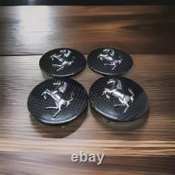 4pcs Fits Ferrari F430 458 California Carbon Fiber Wheel Hub Center Cap 281089
