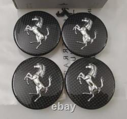 4pcs Fits Ferrari F430 458 California Carbon Fiber Wheel Hub Center Cap 281089