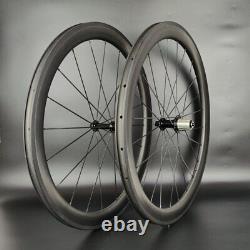 5025mm 700C Road Bike Carbon Wheelset Clincher Rim Brake Bicycle Wheels 8-11S