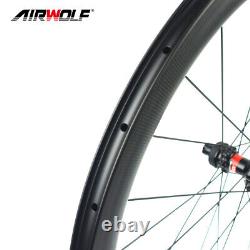 5028mm 700C Carbon Wheelset Racing Road Bike Wheels Center Lock Disc Tubeless