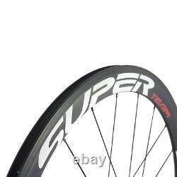 50mm Carbon Fiber Wheels Road Bike R7 Hub 23mm Width Clincher Carbon Wheelset
