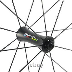 50mm Carbon Fiber Wheels Road Bike R7 Hub 23mm Width Clincher Carbon Wheelset