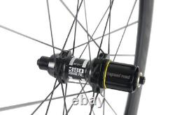 50mm Carbon Road Wheels Clincher DT Swiss 350 Carbon Wheelset 700C Ultra Light