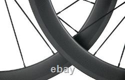 50mm Clincher Carbon Wheels Bicycle Track Bike Wheels Fixed Gear Carbon Wheelset