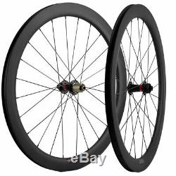 50mm Disc Brake Road Bike Carbon Wheels 25mm U Shape Disc Brake Wheelset 700C