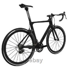 52cm Aero Carbon bicycle Road bike frame 700C Wheel Clincher Race V brake 11s