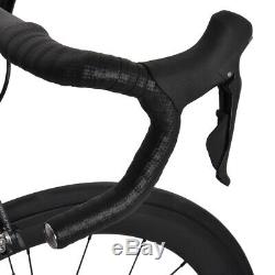 54 AERO Carbon Frame Road Bike 700C Alloy Wheel Clincher Fork Seatpost V Brake