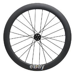 55mm Carbon Cyclocross Gravel Bike Wheel 700C Road Bicycle Wheelset Disc Brakes