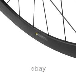 60mm Road Bike Disc Brake Carbon Wheelset 700C Clincher Race Disc Brake Wheels