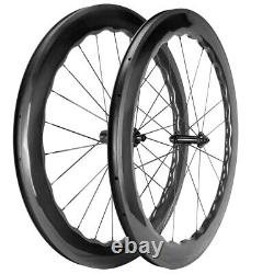 6560 Road Bike Carbon Wheels 65mm Depth Carbon Wheelset 700C Race Bike Wheelset