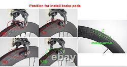 6560 Road Bike Carbon Wheels 65mm Depth Carbon Wheelset 700C Race Bike Wheelset