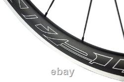 700C 100% Carbon Fiber Wheelset 50mm Clincher Aluminum Braking Surface Wheels