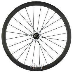 700C 38mm Clincher Carbon Wheelset Road Bike Wheels HandBuild USA In Stock R13