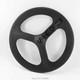 700C 3 Spokes Clincher Wheel Road or Track Bike Fixed Gear Carbon Fiber Wheelset