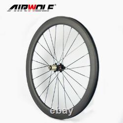 700C 5025mm Carbon Fiber Road Bicycle Wheelset Bike Wheels Wheel Tubeless