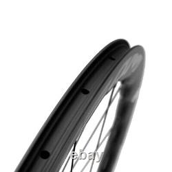 700C 50mm Disc Brake Carbon Wheels 25mm Tubeless Clincher Disc Brake Wheelset