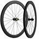 700C 50mm Disc Brake Carbon Wheelset Road Bike Disc Brake Wheels Thru Axle12/142
