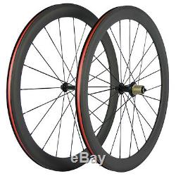 700C 50mm Full Carbon Fiber Wheels Toray Clincher carbon wheels Bicycle Wheelset