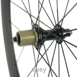 700C 60mm Carbon Wheelset Clincher Bicycle Wheels R13 Road Bike Wheel Handbuild