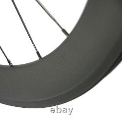 700C 60mm Carbon Wheelset Clincher Bicycle Wheels R13 Road Bike Wheel Handbuild