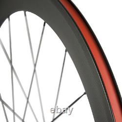 700C 60mm Carbon Wheelset Clincher Bicycle Wheels R13 Road Bike Wheel Handbuild