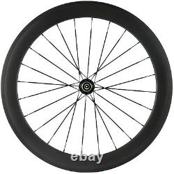 700C 60mm Depth Carbon Wheels Road Bike Cycle Carbon Wheelset 23mm Width UD Matt