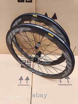 700C 65mm Carbon Fiber Bicycle Wheelset Road Bike V Brake Rim Brake Wheels11S