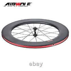700C 80mm25mm Carbon Wheelset Road Bike Racing bicycle Wheels Clincher Rim Brake