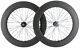 700C 88mm Clincher Fixed Gear Carbon Wheelset Track Bike Wheels Single Speeds