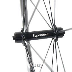 700C Bicycle Wheels 50mm Carbon Wheelset Clincher USA In Stock Cycle Wheel Hot